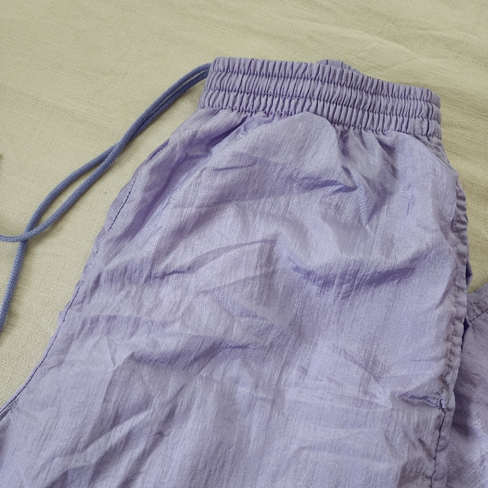 Vintage lavender windbreaker pants petite medium - Picture 4 of 10